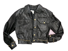 Load image into Gallery viewer, Limited Cropped Leather Jacket
