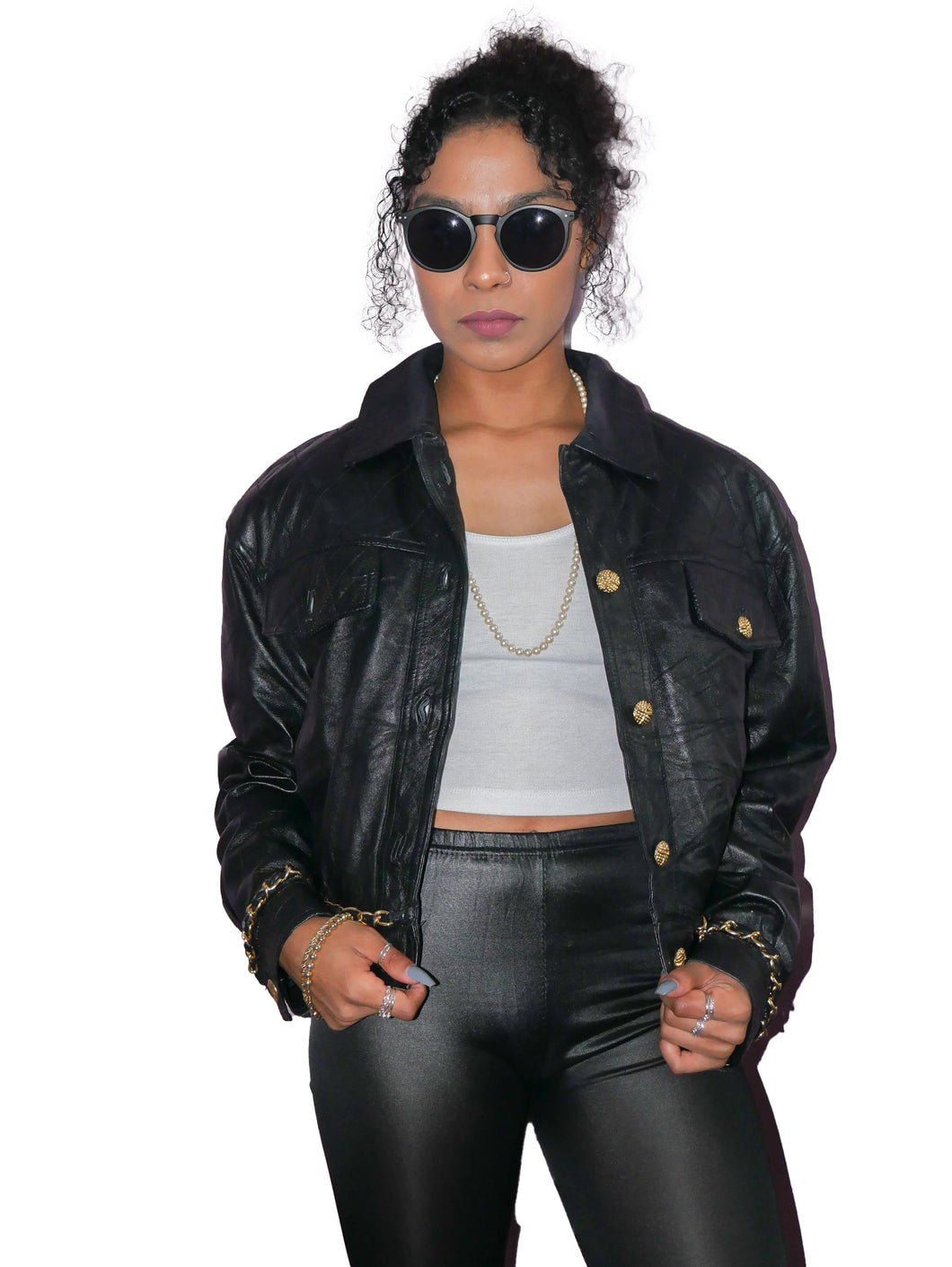 Limited Cropped Leather Jacket