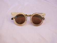 Load image into Gallery viewer, vintage big gold sunglasses women&#39;s accessories men&#39;s accessories

