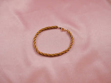 Load image into Gallery viewer, vintage 1980&#39;s gold rope bracelet 
