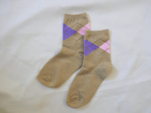 Load image into Gallery viewer, Y2K Coffee Argyle Ankle Sock
